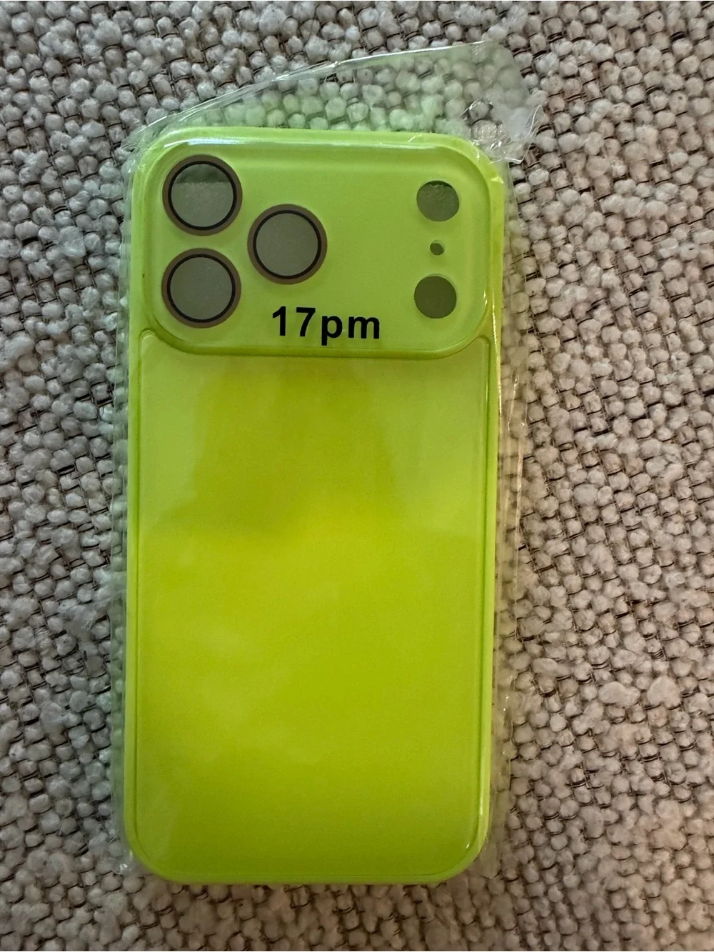 iPhone 17 pro max Neon Green Protective Phone Case